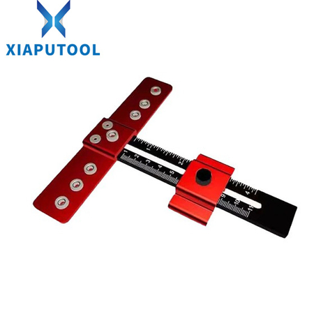 Cabinet Hardware Jig Tool Aluminium Alloy Cabinet Handle Hole Drilling Adjustable Punch Locator