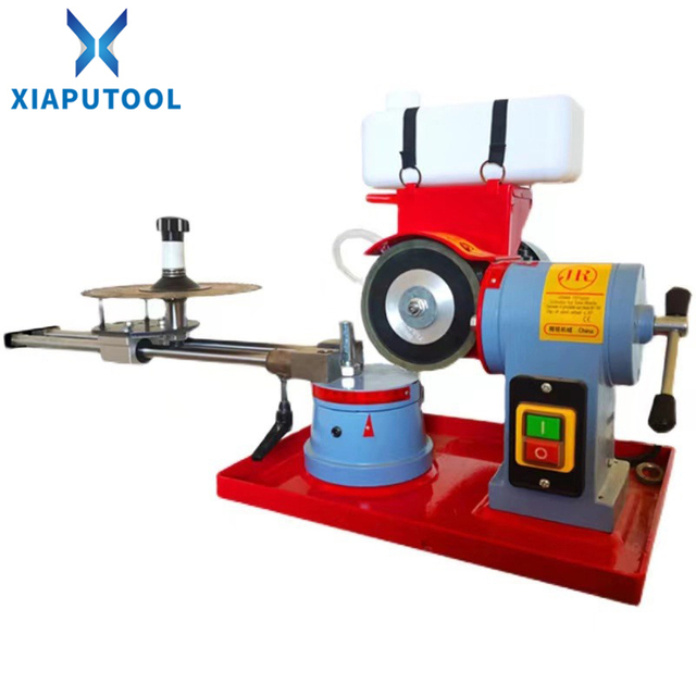 Small Manual Hand Circular Saw Blade Grinder Grinding Machine with Water Tank