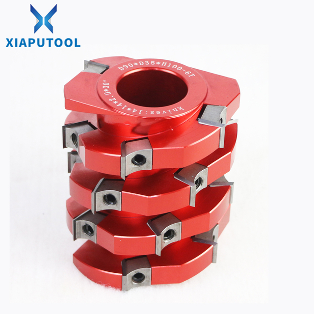 Heavy Duty Cutting Helical Alloy Steel Spiral Wood Cutter Head 