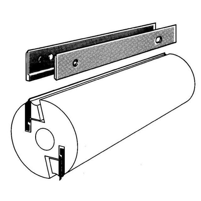 Assembly Drawing of Long Blade